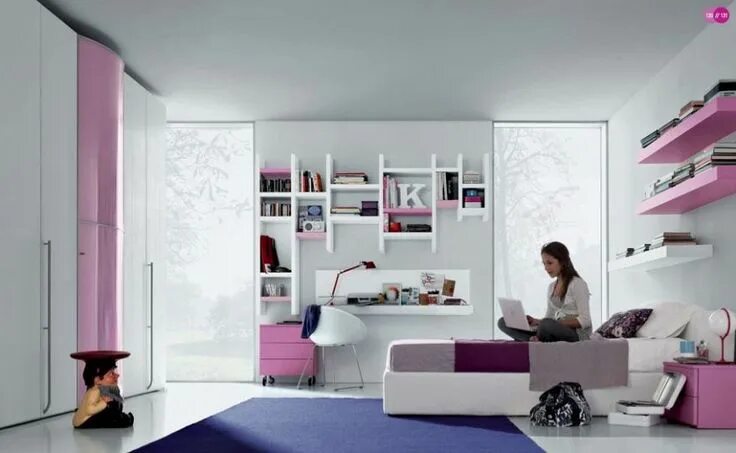 Подростковый стиль интерьера Pink and Purple Palace Ideen fürs zimmer, Jugendzimmer, Zimmer einrichten