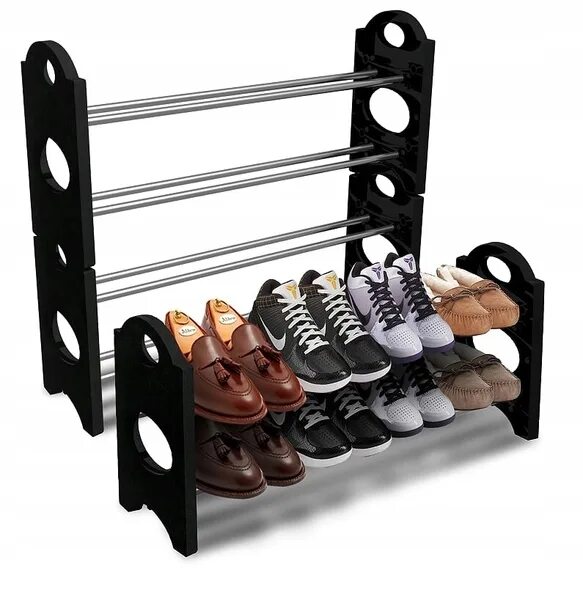 Подставка для обуви фото Stackable Shoe Rack, 4 shelves. All details on the item and its purchase via the