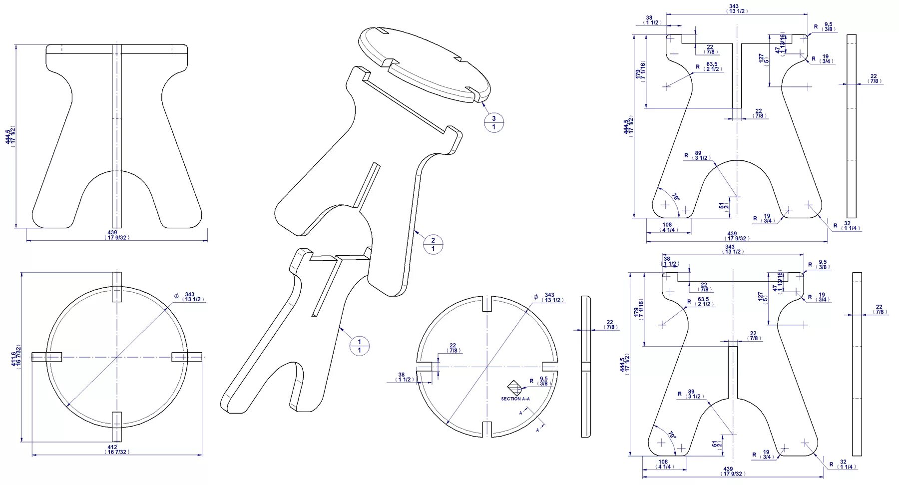 Подставка для цветом своими руками чертежи kuchonni-stula-malenka-kuchnja-3.gif (1800 × 971) Collapsible stool, Stool woodw