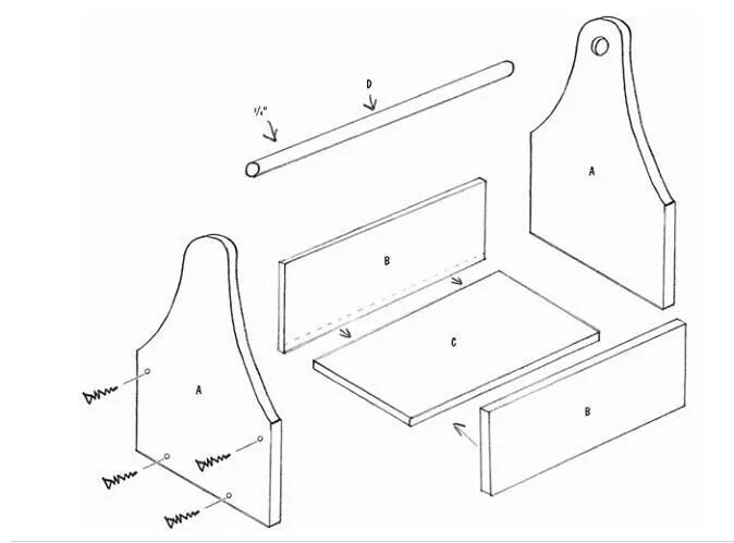 Подставка из фанеры своими руками чертежи Поиск дешевых авиабилетов Ящик для инструментов, Ящики, Инструмент