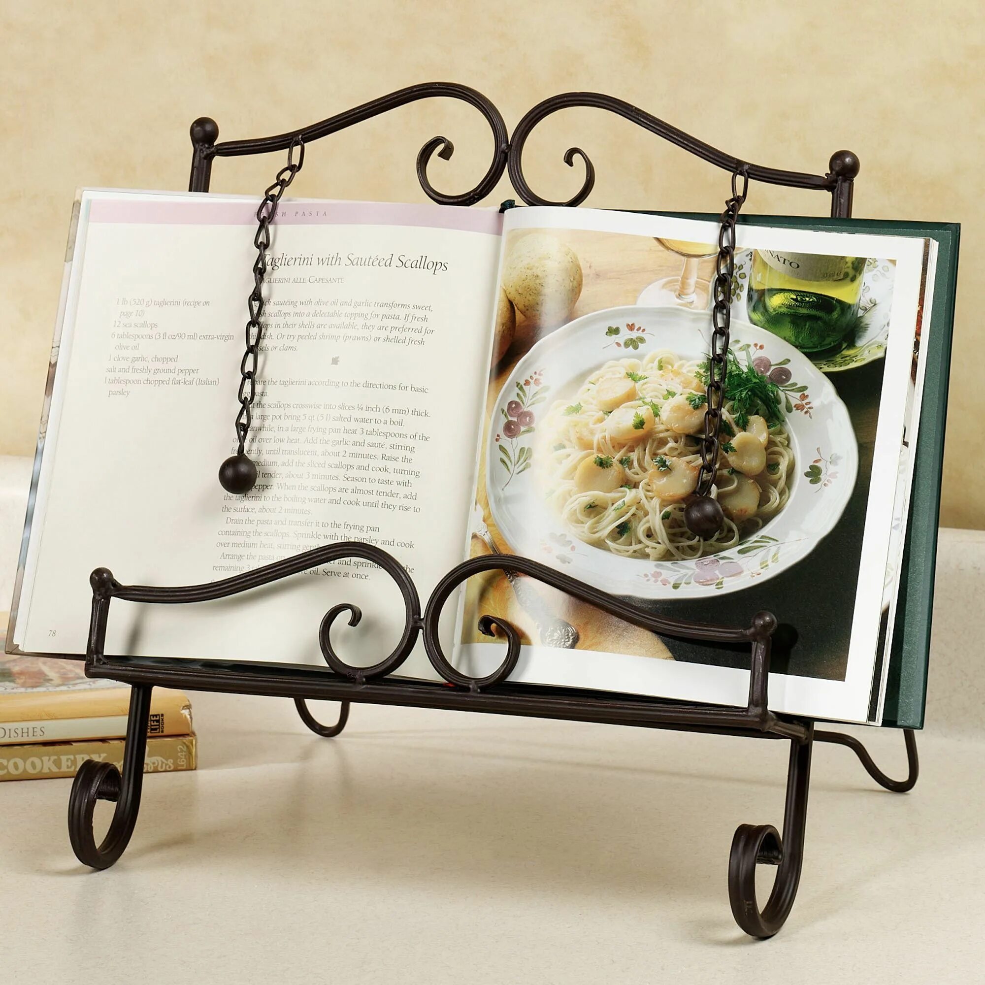 Подставки для книг фото Townsend Cookbook Stand ワ イ ヤ-ア-ト, 家, ハ ン ド メ イ ド