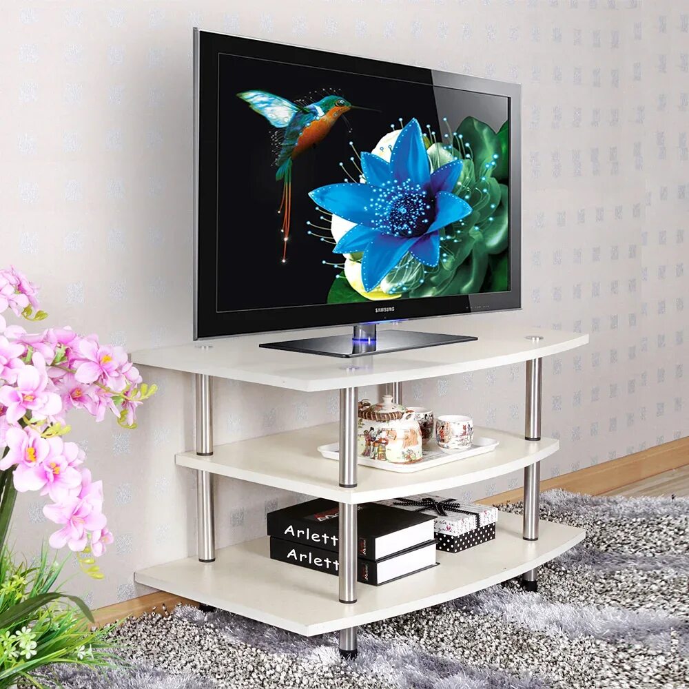 Подставки для телевизоров фото Goedkope Verkoop Houten Muur Gemonteerde Tv Stand Moderne Tv Tafel Tv Rekken Voo