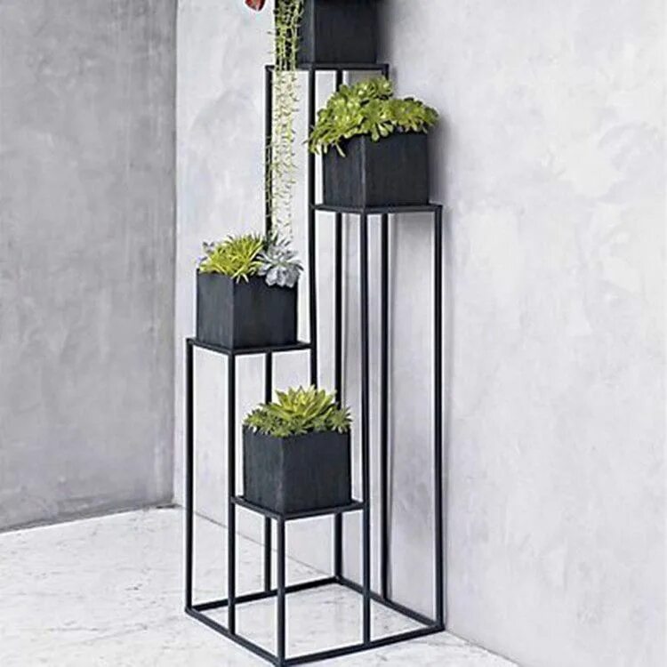 Подставки из металла напольные в стиле лофт Pin by Elena S on дизайн интерьера Flower stands, Modern plant stand, Diy plant 