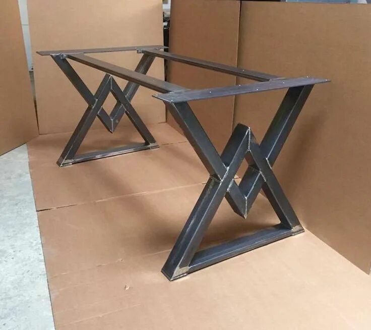 Подстолье из металла в стиле лофт Base de table à manger Diamond, base industrielle, base de table à manger robust