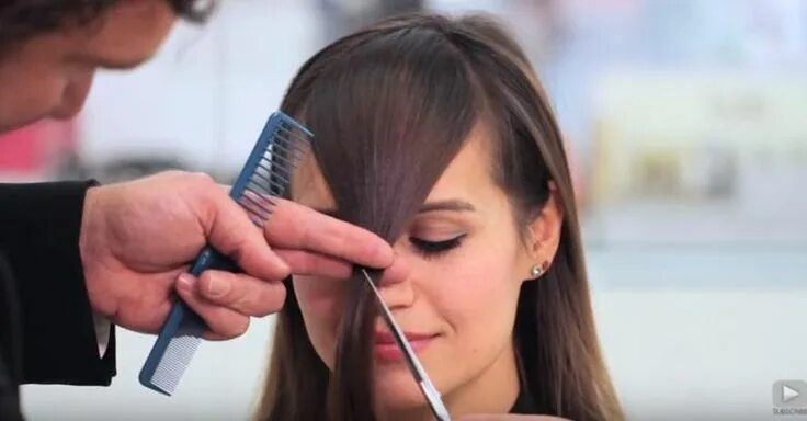 Подстричь челку в домашних условиях фото How to Rock Bangs That Will Suit Your Face Shape How to cut bangs, Face shapes, 