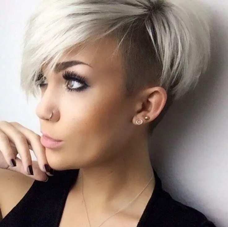 Подстричься женские короткие стрижки Short Hairstyle 2018 Cortes de pelo, Cortes de cabello corto, Estilos de cabello