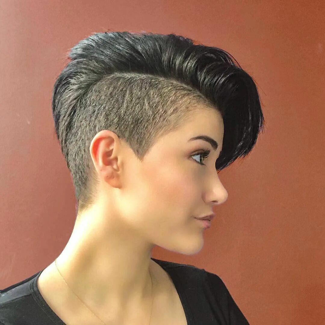 Подстригаться прическа женская 40 Stunning Short Hairstyles of the Week 13 of 2019 Shaved side haircut, Shaved 