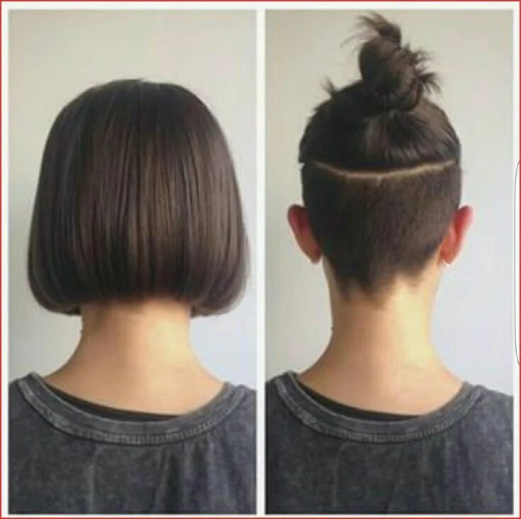 Подстригаться прическа женская Undercut #bob Hair 140304 Hairdare Style Women H A I R â ¤ Pinterest Идеи причес