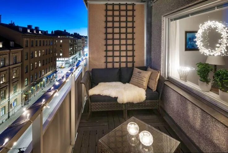 Подсветка балкона фото Question de style : Balcons d'hiver Décor de balcon, Design de petit balcon, Déc