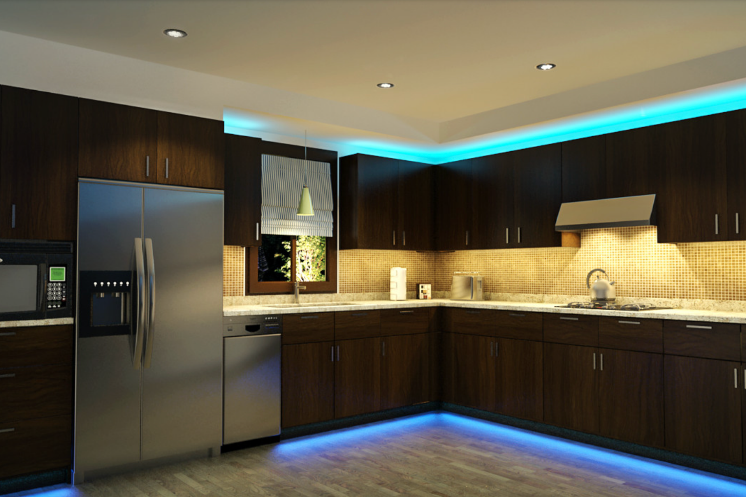 Подсветка кухни над верхними шкафами фото How to Choose The Best Under Cabinet Lighting Sebring Design Build Best under ca