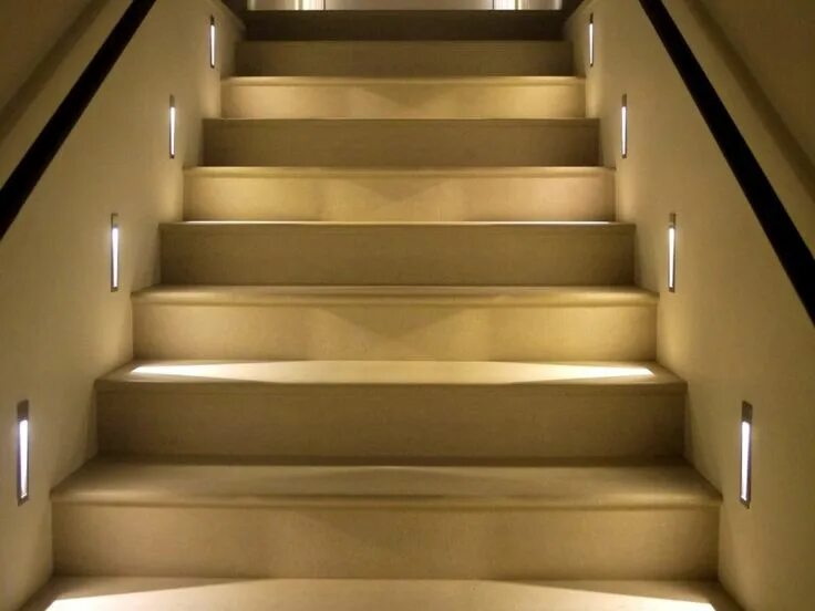 Подсветка лестницы в частном доме фото Stairway Lighting Fixtures