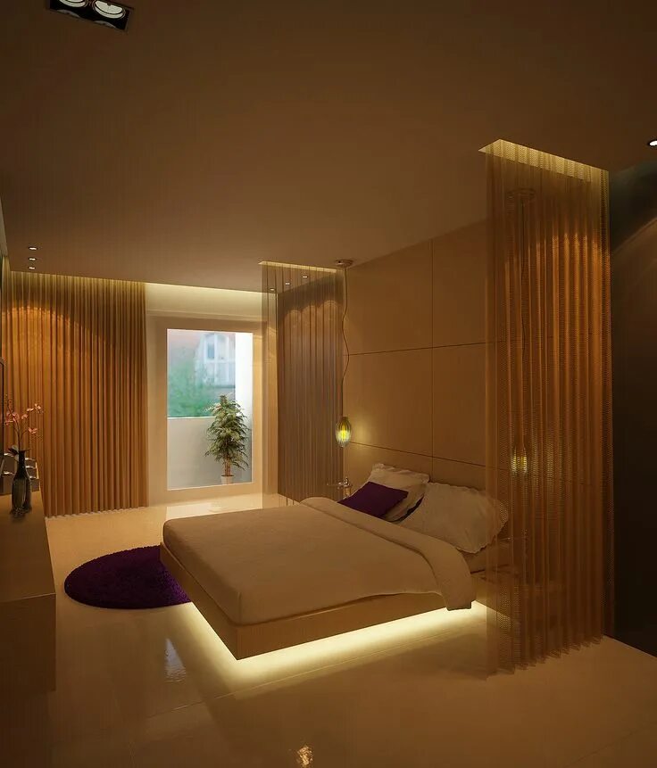 Подсветка спальни фото Hospitality - Bed Room design by Swiss Bureau Interior Design LLC