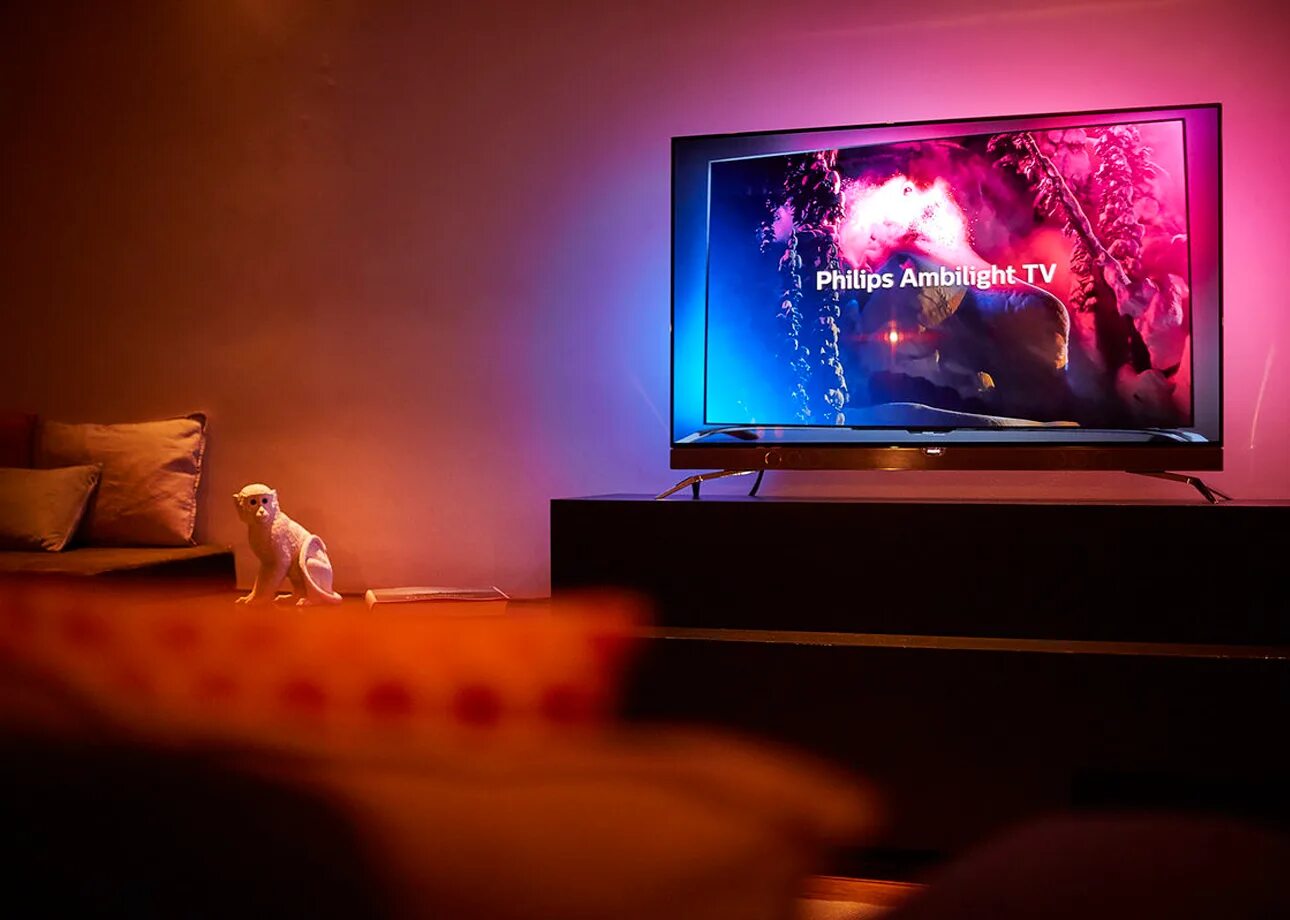 Подсветка телевизора фото Телевизоры Philips с технологией Ambilight Sulpak интернет дүкені