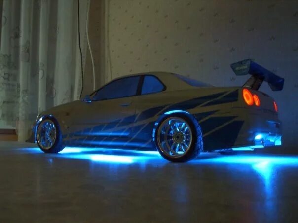 Подсветка тюнинг авто Nissan Skyline GTR R34 (2 Fast 2 Furious) - Сообщество "Любители РУ Моделей" на 