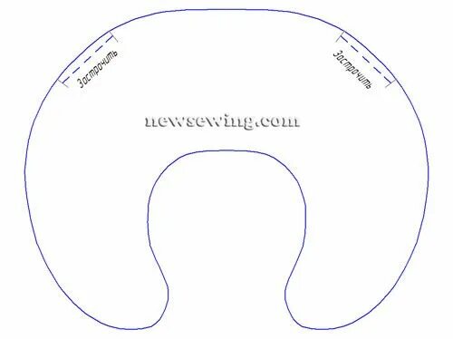 Как сшить подушку для беременных (выкройка наволочки для подушки)?