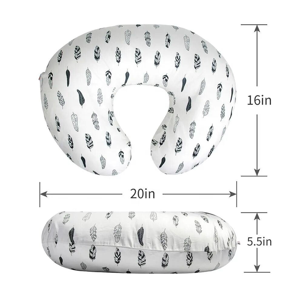 Подушка для кормления выкройка своими руками Alvababy Organic Cotton U-shape Nursing Pillow Cover Odm Acceptable Pillowcase -