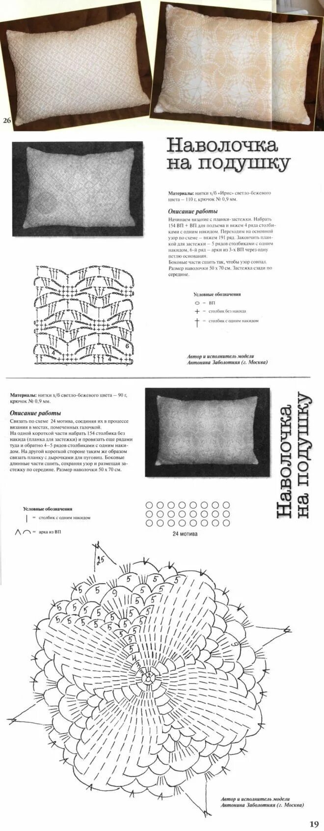 Подушка крючком схема Наволочки на подушки крючком Ganchillo blusas, Ganchillo, Costura