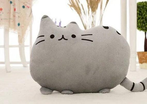 Подушка по фото кота Подушка игрушка кот Пушин кэт Pusheen the cat - купить в Екатеринбурге, цена 124