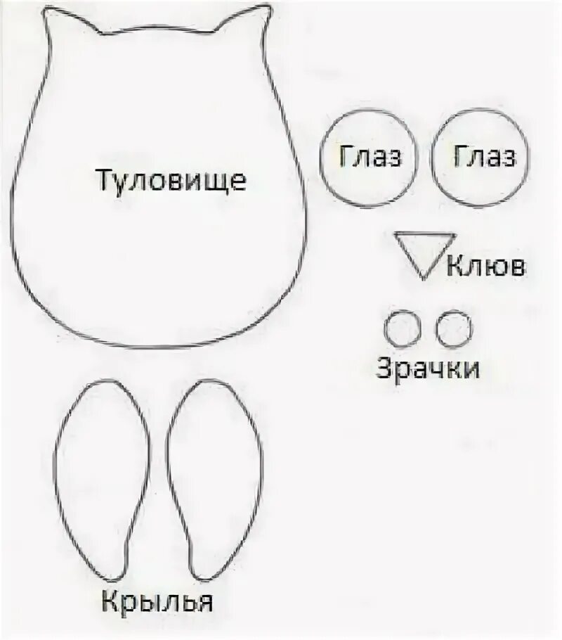 Подушка сова своими руками выкройка Выкройки подушек-сов. Подушка-игрушка своими руками Ugler