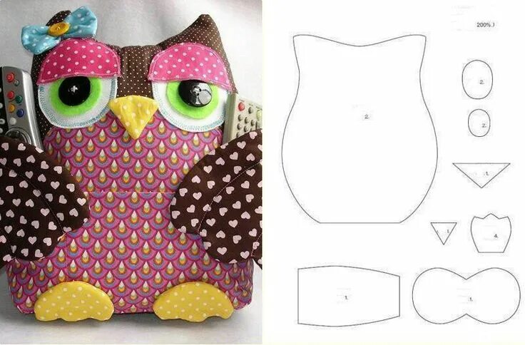 Подушка сова своими руками выкройка Owl pattern Owl sewing patterns, Sewing projects, Sewing crafts