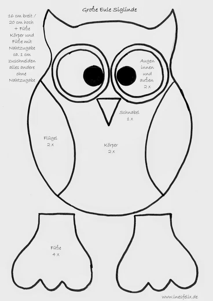 Подушка совушка своими руками с выкройкой Owl sewing, Owl sewing patterns, Owl patterns