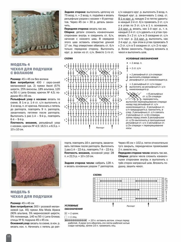 Подушка спицами схема proxy.imgsmail.ru (954 × 1280) Decor, 10 things, Shag rug