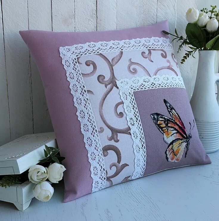 Подушка своими руками для декора в подарок Pin by Anna GÅowacka on Poduszki Pillows decorative diy, Pillow crafts, Diy pill