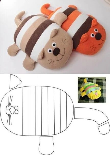 Подушки игрушки своими руками схемы ❤ Cool pillow toys to the baby room. A selection of ideas for creativity ❤ 2023 