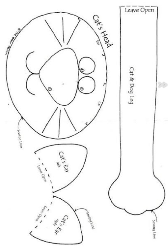 Подушки игрушки выкройки Подушка кот своими руками: выкройки, фото идеи, видео мастер-классы Sewing stuff