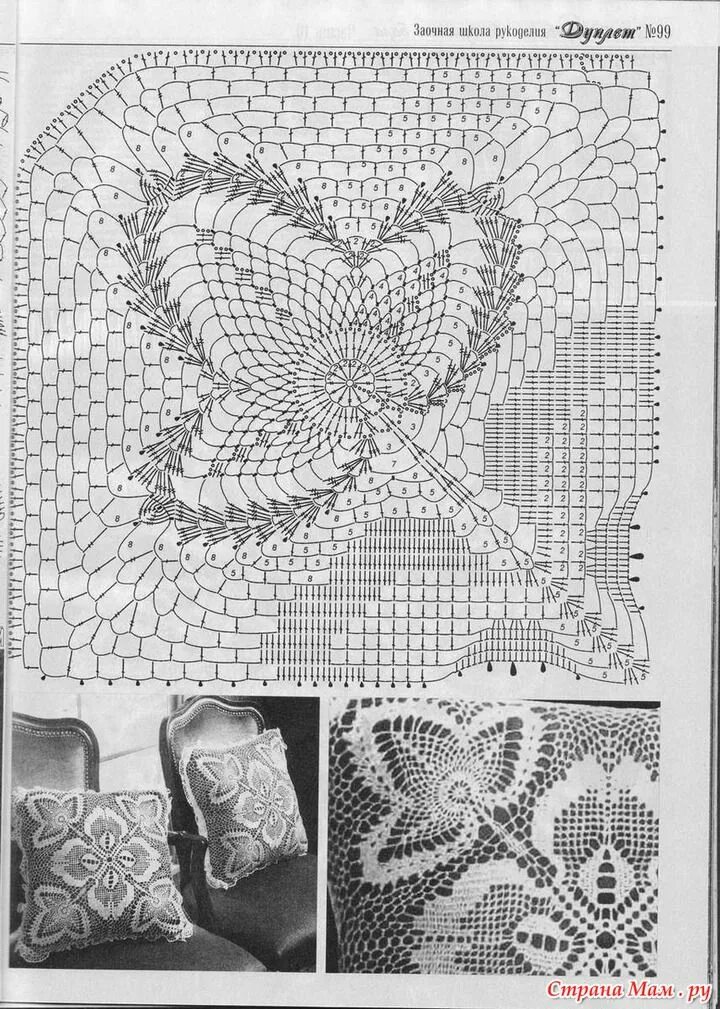 Подушки крючком со схемами большие квадратные мотивы крючком схемы: 26 тыс изображений найдено в Яндекс.Кар
