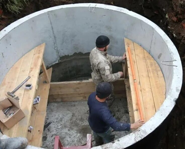 Подвал из бетонных колец своими руками фото Бетонные кольца с завода ЖБИ в Новосибирске