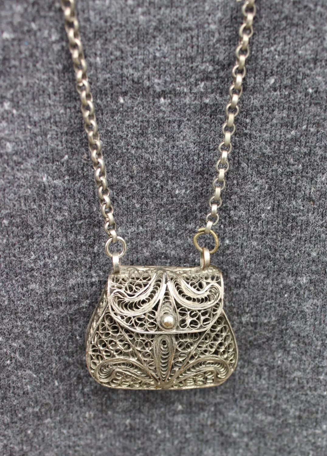 Подвеска сумочка Purse Locket Necklace