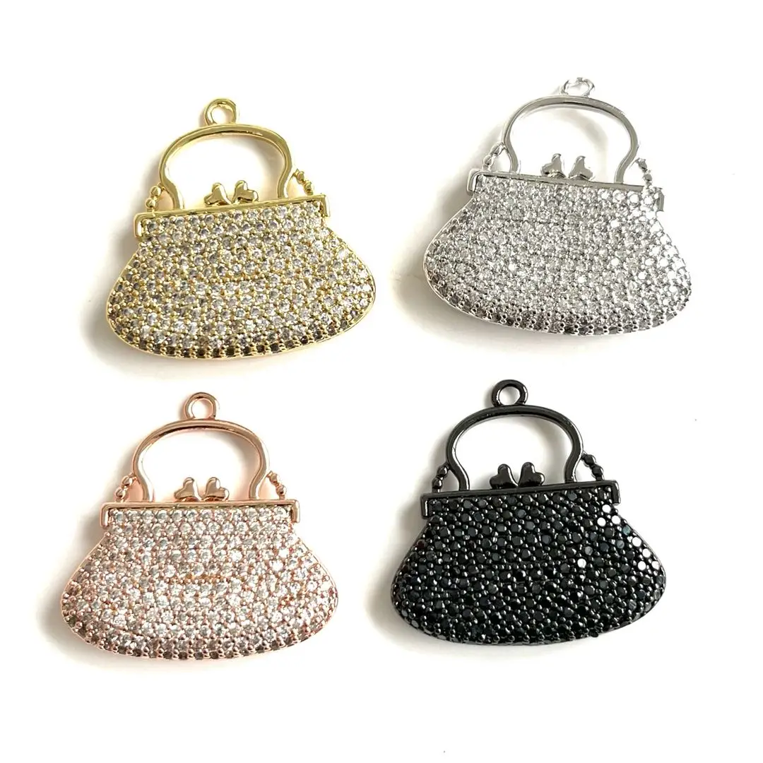 Подвески на сумки тренд 5 шт., подвески-сумочки с фианитами AliExpress