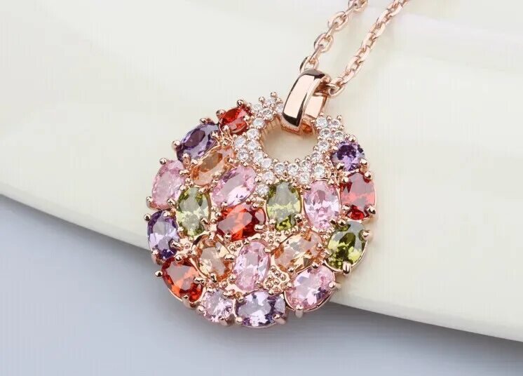 Подвески с камнями фото Женское винтажное ожерелье с подвеской в стиле бохо AliExpress