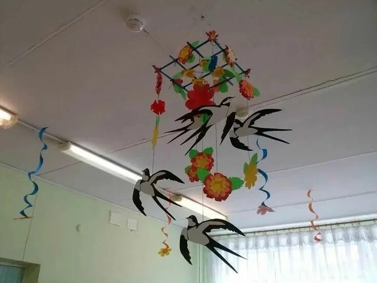 Подвесное оформление в детском саду Пин от пользователя Алена Федорова на доске Детский сад в 2020 г (с изображениям