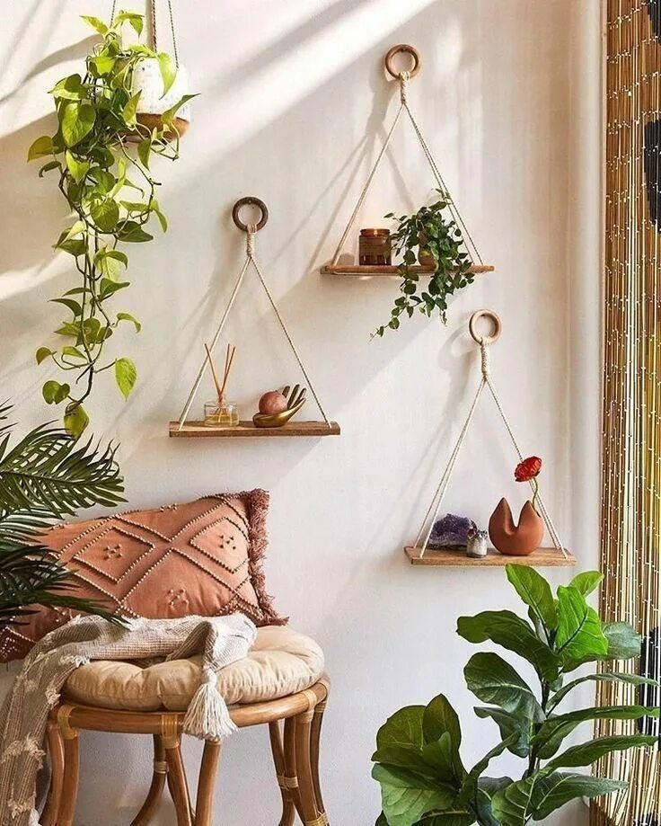 Подвесной декор для дома Pin by Socilaizer on Socilaizer Bedroom decor, Cool rooms, Hanging shelves