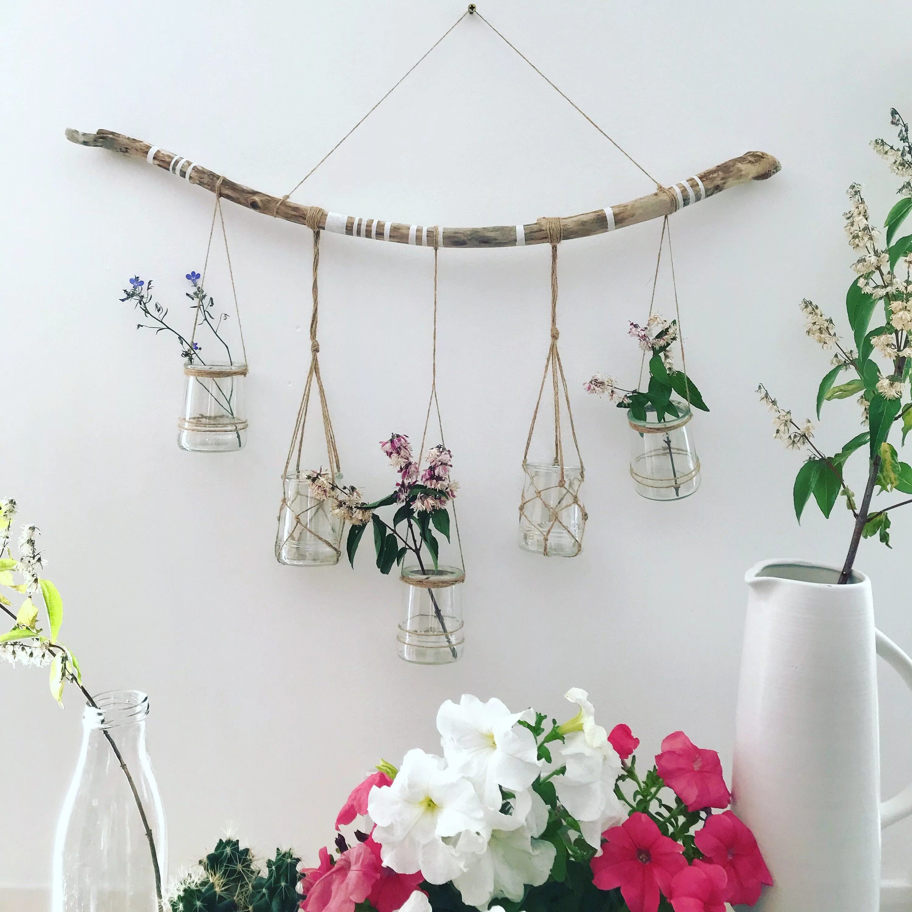 Подвесной декор для дома Suspension florale, Eco friendly, décoration murale, art mural, Décoration flora
