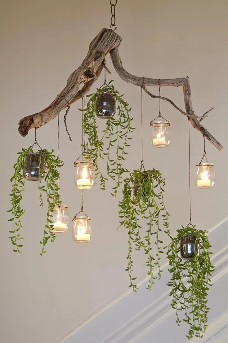 Подвесной декор для дома No candles just plants Pynt til stue, Rom dekorasjon, Decor room
