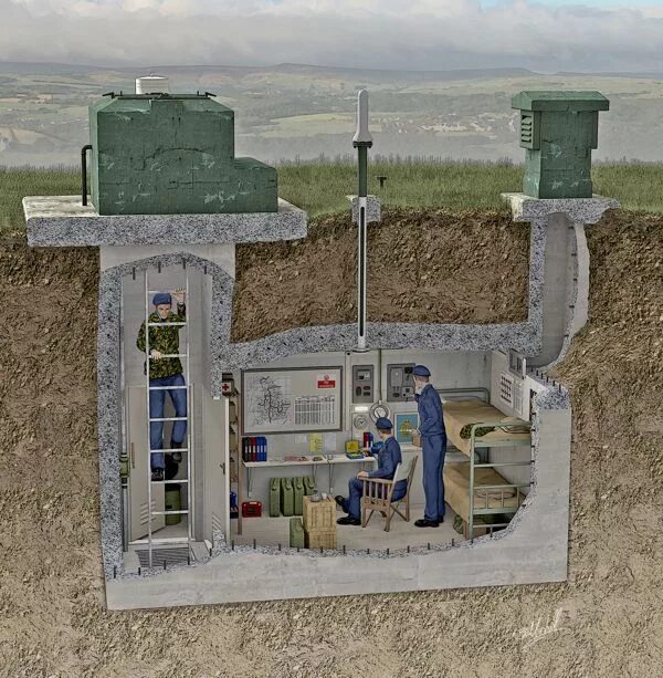 Подземный бункер своими руками чертежи и фото Between 1955 and 1991, more than 1,500 of these underground facilities were loca