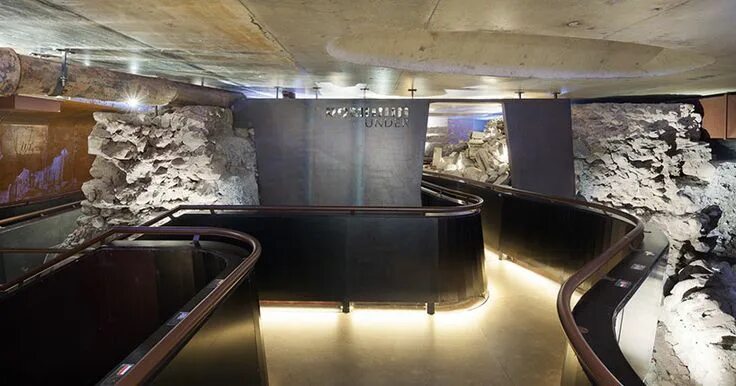 Подземный музей фото DOMunder subterranean museum beneath utrecht by JDdV architecten Sergiler