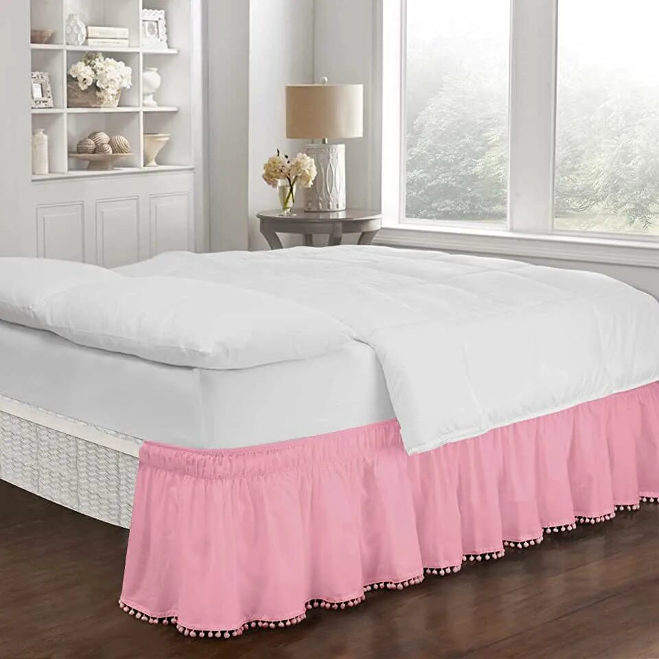 Подзоры для кровати фото Amazon.com: Bed Skirts - Easy Fit / Bed Skirts / Bedding: Home & Kitchen