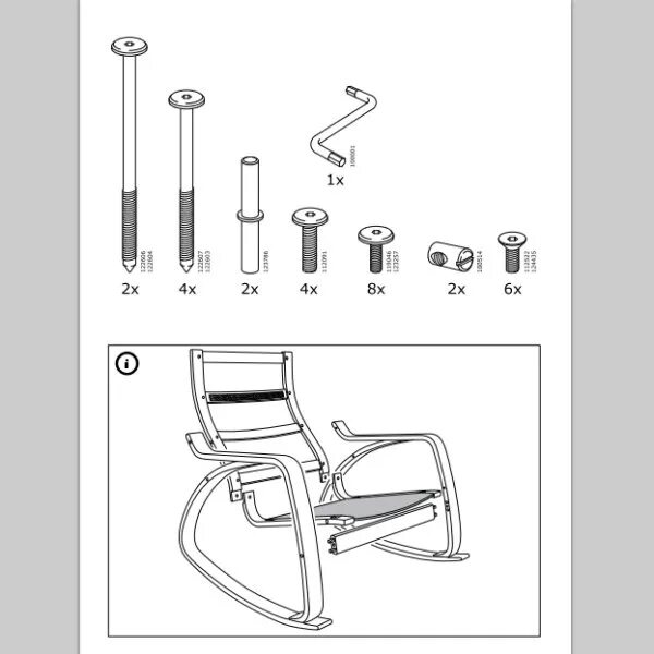 Поэнг икеа инструкция по сборке Деталь от кресла поэнг IKEA 100р 2024 Купи, продай, обменяй в Калуге ВКонтакте