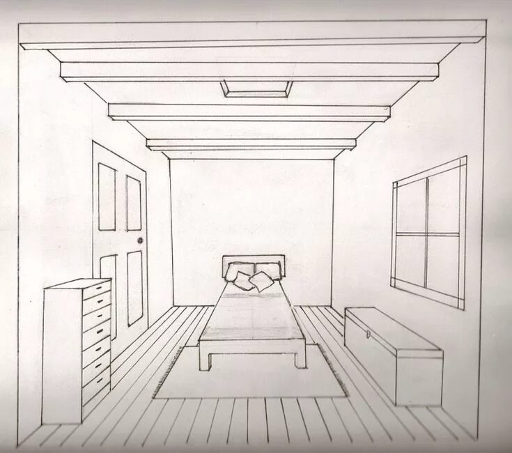 Поэтапное оформление квартиры Image result for how to draw one point perspective room party scene One point pe