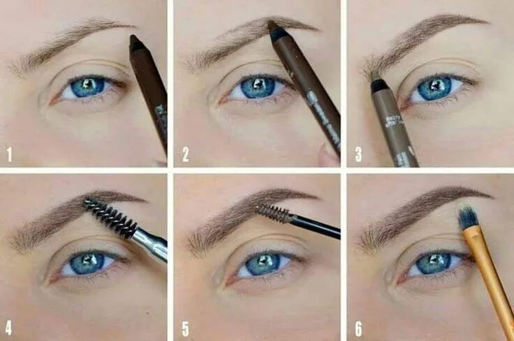 Поэтапный макияж бровей Pin by Елена on Косметичка Eyebrow shaping, Best eyebrow products, Threading eye