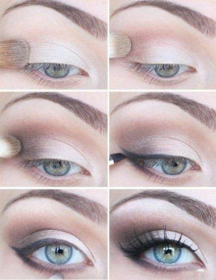 Поэтапный макияж для начинающих пошагово Pin on f & b Eye makeup, Perfect eyeliner, Makeup