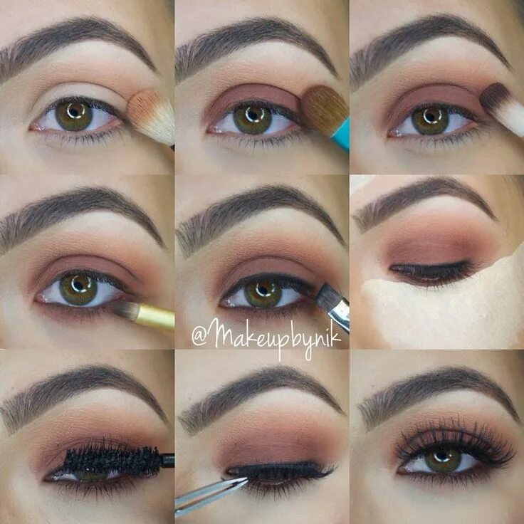 Поэтапный макияж фото Eye makeup, Eye makeup tips, Trendy makeup