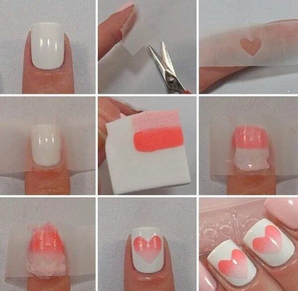 Поэтапный маникюр фото 50 Easy Nail Designs Art and Design Diy nail designs, Diy nails, Nail art