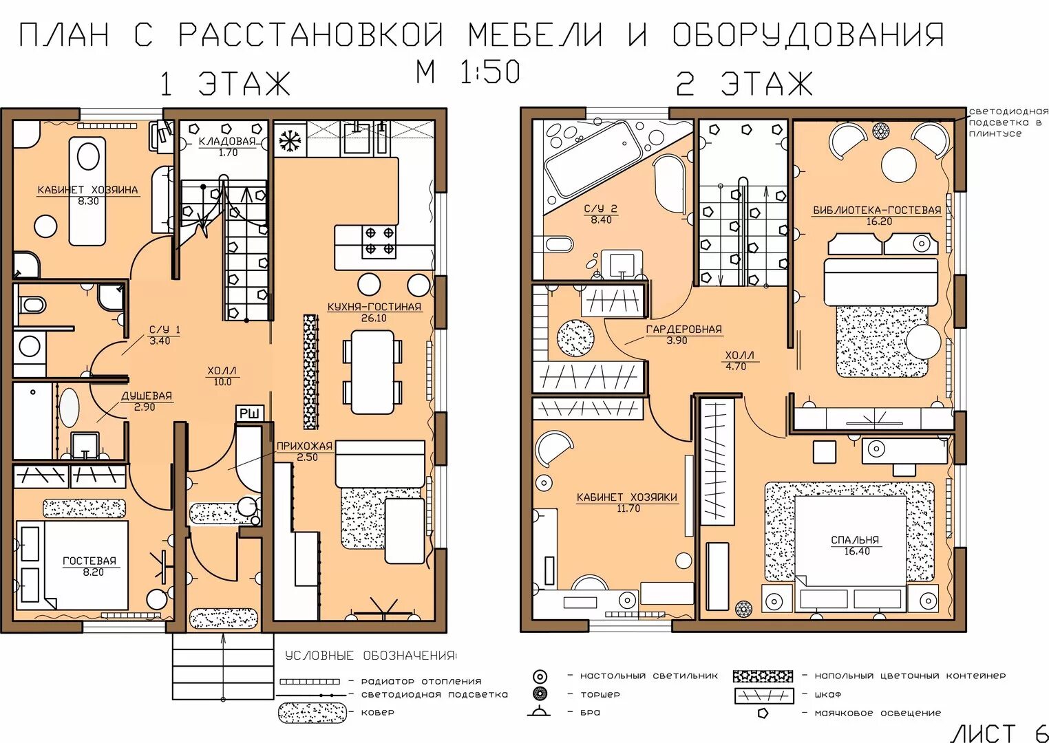 Поэтажные планировки домов Фотографии работы: 2-хэтажный дом для семьи из 2-х человек