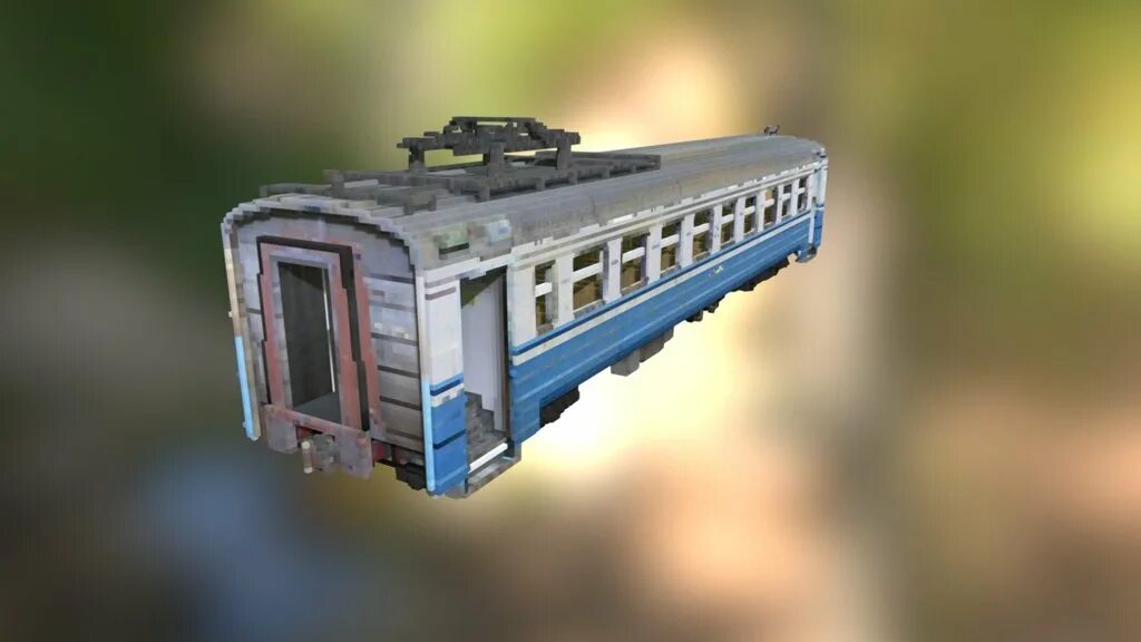 Поезд 3 фото Voxel Train - 3D model by andruha1801 b3f4907 - Sketchfab