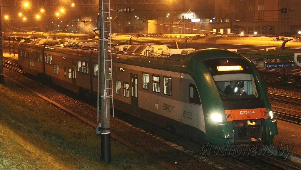 Поезд 731б минск гродно фото Новый поезд из Гродно в столицу отправился с Ж/Д-вокзала Новости региона Гроднен